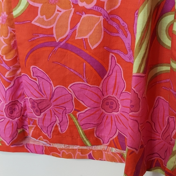 Chatti Patti colorful print tunic top Large - Picture 5 of 8